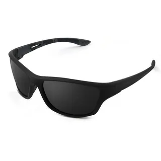 URAQT Sportbrille, Polarisierte Sonnenbrillen Fahrradbrille für Herren Damen, Superleichtes Unzerbrechlicher Sport Radsportbrillen mit UV 400 Schutz Zum Angeln Fahrrad Laufen Radfahren Golf