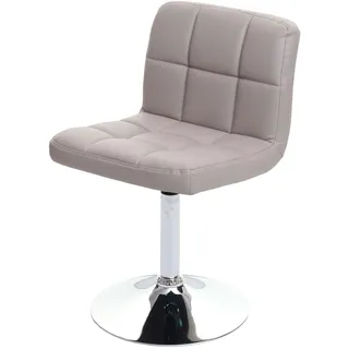 Mendler Esszimmerstuhl Kavala Kunstleder taupe-grau