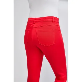 7/8-Hose WONDERJEANS, Damen, Gr. 40, Länge 27, fearless rot, Web, Obermaterial: 91% Baumwolle, 6% Polyester, 3% Elasthan, stretch fit 7/8-Länge, Hosen 7/8-Hose, 100% Bewegungsfreiheit