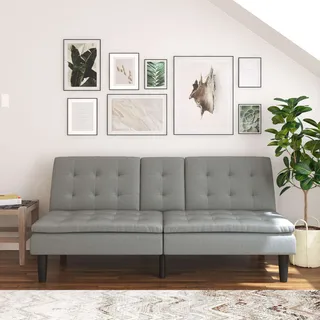 dorel home »MAINE, Kinosofa mit Relax- und Bettfunktion, 2 Getränkehalter,« Liegefläche 190 x 110 cm, Webstoff und Kunstleder