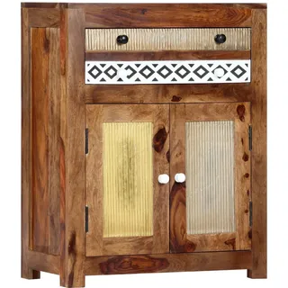 vidaXL Beistellschrank 60 x 75 x 30 cm Braun