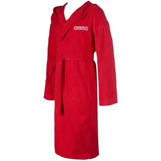 arena Zeppelin Light Junior Bademantel aus Baumwolle für Jungen und Mädchen, Baumwoll-Bademantel mit Kapuze und Taschen, Unisex-Bademantel aus Frottee, Angenehm und Leicht