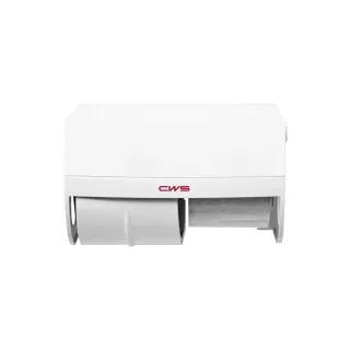 CWS Frontblende für Paradise Toilettenpapierspender, Panelvarianten für Paradise Toiletpaper Spender, Farbe: Basic Weiß