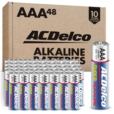 ACDelco AAA Super-Alkaline-Batterien, 48-Count