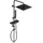 mit mit Duschkopf Wassersparend Duschstange Duschschlauch XXL 30x30cm