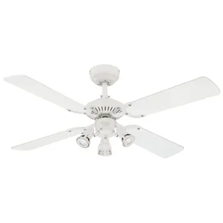 Princess Euro 105 cm Deckenventilator weiß mit Licht