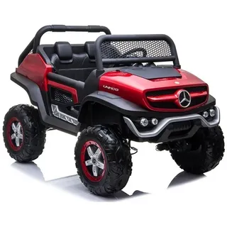 Kinderfahrzeug Mercedes Unimog Rot
