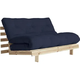 Karup Roots Schlafsofa Baumwolle 2-Sitzer Blau