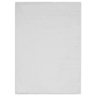 -LUXOR- living Kunstfell Coste Flauschiger Teppich Schlafzimmer - ideal zur Verwendung als Bettvorleger Schlafzimmer - gemütlicher Fellteppich Lammfell Imitat 120 x 170 cm Weiß