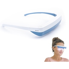 luminette 3 Lichttherapie-Brillen – Tragbare Happy Lamp – Natürliche Linderung für Schlafprobleme, saisonale Stimmungsstörungen und Jetlag – Tragbare Tageslichtlampe (Blau)