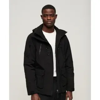 Superdry für Herren. M5011888A Ultimate Windbreaker Jacke schwarz (XXL), Lässig, Polyester, Langarm