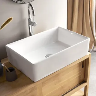 Ema - Waschbecken aus Keramik b. 61 cm