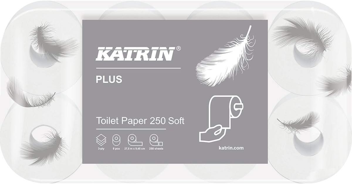 Bild von Toilettenpapier 250 3-lagig Recyclingpapier, 72 Rollen