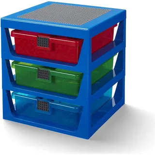 Room Copenhagen Schubladenbox 34,6 x 34,6 x 37,9 cm 4-tlg. blau