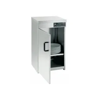 Bartscher Wärmeschrank, 1T, 55-60 Teller, - Silber