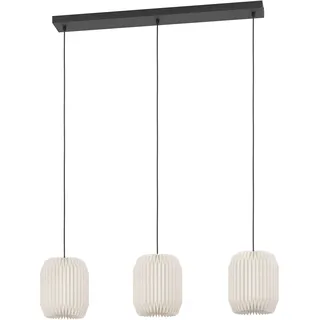 EGLO Belgrave 3-flg. 88 cm rund schwarz/weiß