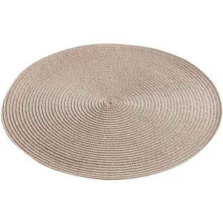 Décor Line Zebulon Tischset, Kunststoff, Kunststoff, Taupe, 35 x 35 cm