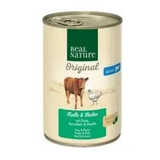 REAL NATURE Junior Kalb & Huhn 6x400 g