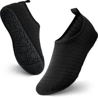 JOTO Wasserschuhe für Damen Herren Kinder, Unisex Badeschuhe Strandschuhe Quick-Dry Schnelltrockend Aquaschuhe Schwimmschuhe Surfschuhe Barfuß Schuhe