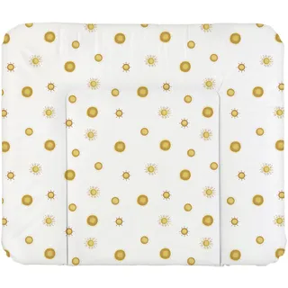 Rotho Babydesign Wickelauflage Breit (85 x 72 cm) - wickelauflage - wickeltischauflage - abwaschbar - wickelmatte - wasserdicht - Motiv Boho Sun
