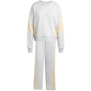 adidas Laziday Trainingsanzug light grey heather/Crystal Linen XL