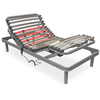 Homey Flexipro Elektrobett mit 5 Ebenen und verstärkter Struktur, ergonomisch, zuverlässig und leise, Deutscher Motor, 80 x 200 cm