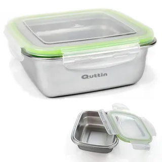 QUTTIN Lunchbox, Metall, Silber, 0.75 litros 16 x 16 cm
