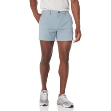 Amazon Essentials Herren Leichte Oxford-Shorts, Komfortabler Stretch, 13 cm Schrittlänge, Schmale Passform (Früher Goodthreads), Blassblau, 40W