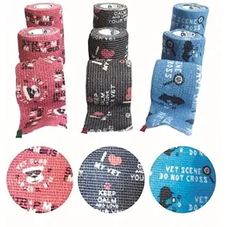Kohesiva Fun Strap Bandagenset, 3 x 27 Stück