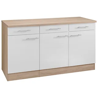 OPTIFIT Unterschrank Kalmar 150 x 60 x 85 cm Weiß