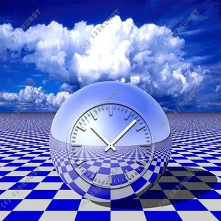 3075 Dixtime Designer Wanduhr, Wanduhren, Moderne Wohnraumuhr  70cm x 70cm