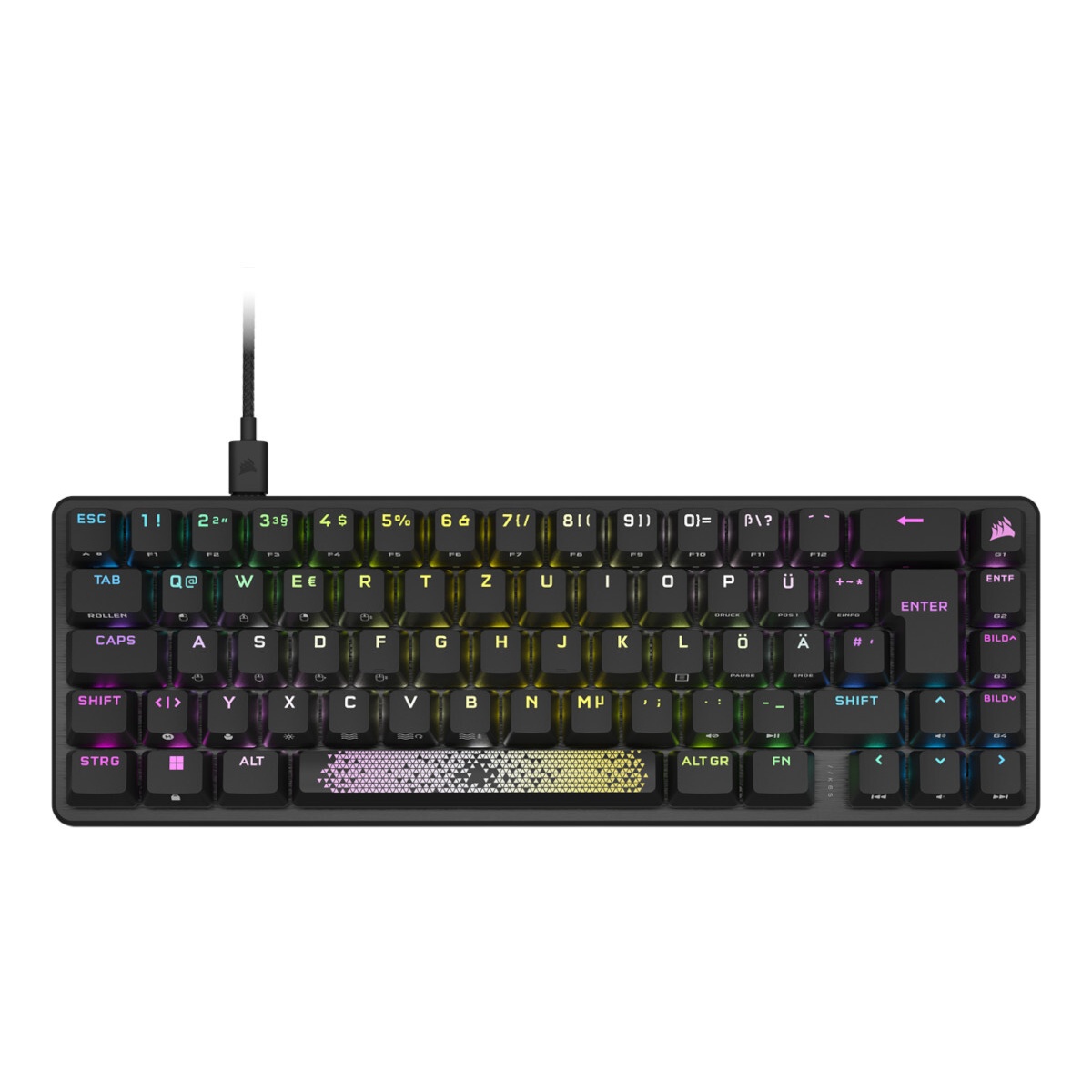 Bild von K65 PRO Mini RGB, Corsair OPX, USB, DE (CH-91A401A-DE)