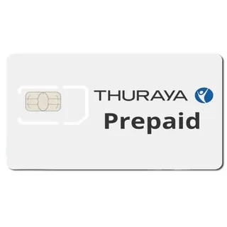 Thuraya Nova Prepaid Sim-karte - White - One Size