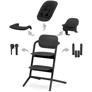 Cybex Lemo 4in1 Hochstuhl Set Stunning Black - Schwarz