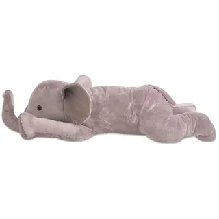 vidaXL Elefant Kuscheltier Plüsch XXL 95 cm - Grau
