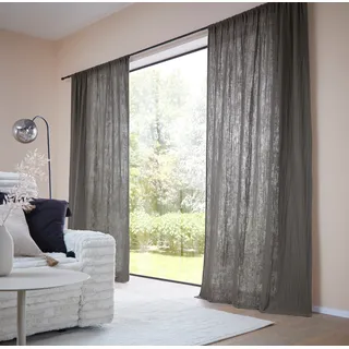 LeGer Home by Lena Gercke Gardine »Hevin, Musselin Vorhang, blickdichte Gardine« 1, Stk. tlg. natürliche, moderne Gardine in schönem Musselin Look