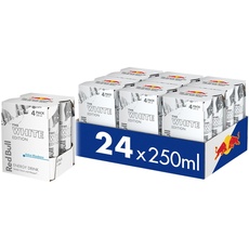 Red Bull Energy Drink White Edition - 6x4erPack Dosen - Getränke mit Kokos-Blaubeere-Geschmack, EINWEG (24 x 250 ml)