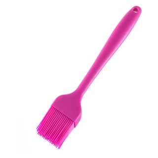 WESTMARK Silicone Brat-/Backpinsel, Küchenpinsel aus pflegeleichtem Silikon, Farbe: pink