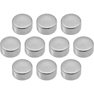 Connex Neodym-Scheibenmagnet - Ø 10 x 5 mm - 10 Stück im praktischen Set - Extra starker Magnet - 3,5 kg Haftkraft - Für Haushalt, Werkstatt & Hobby / Powermagnet / Mini-Magnet / DY7100002