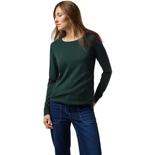 CECIL Damen B302754 Feinstrickpullover, Fir Green, XS EU