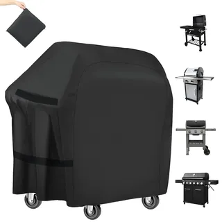 VFANDV Grillabdeckung Wetterfest 210D, Wasserdichte BBQ Abdeckhaube Universal 145x61x117cm, Oxford-Material