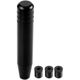 Elerose Schalthebel aus Aluminiumlegierung, 18 cm, manuell, Universal, für Auto (schwarz)