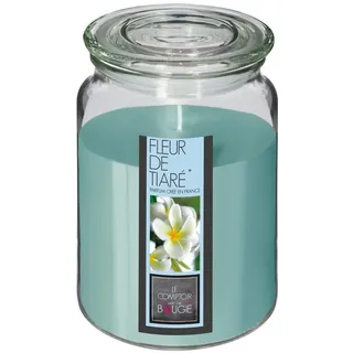 Atmosphera - Duftkerze - Tiaré-Blume - 510g - Hellblau