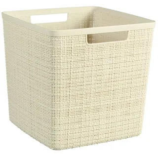 Curver Curver, Aufbewahrungskorb, BASKET Jute CUBE 17L