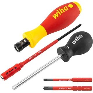 Wiha Drehmoment-Schraubendreher Set TorqueVario-S electric 5-tlg. 0,8-5,0 Nm PlusMinus/Pozidriv