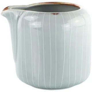 Landscape Milchkännchen , Grau , Keramik , Streifen , 250 ml , Lfgb, Handmade Quality , Ausgießer , Geschirr, Kannen & Karaffen, Milchkännchen