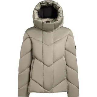 khujo Winterjacke "Winterjacke Olsa2" mit Kapuze Gefütterte Steppjacke mit Kapuze, witcher grün