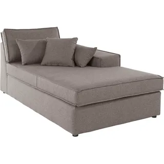OTTO home Ottomane »Florid« einzeln stellbar oder als Teil eines Modulsofas, auch in Cord, beige