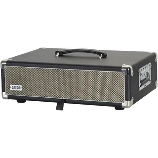 Gator Cases Retro Series Vintage Amp Rack-Gehäuse; 2U Schwarz (GR-RETRORACK-2BK)