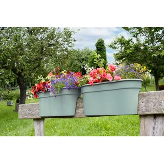 KHW Flowerclip XXL 57,5 x 27,7 x 27 cm Grün